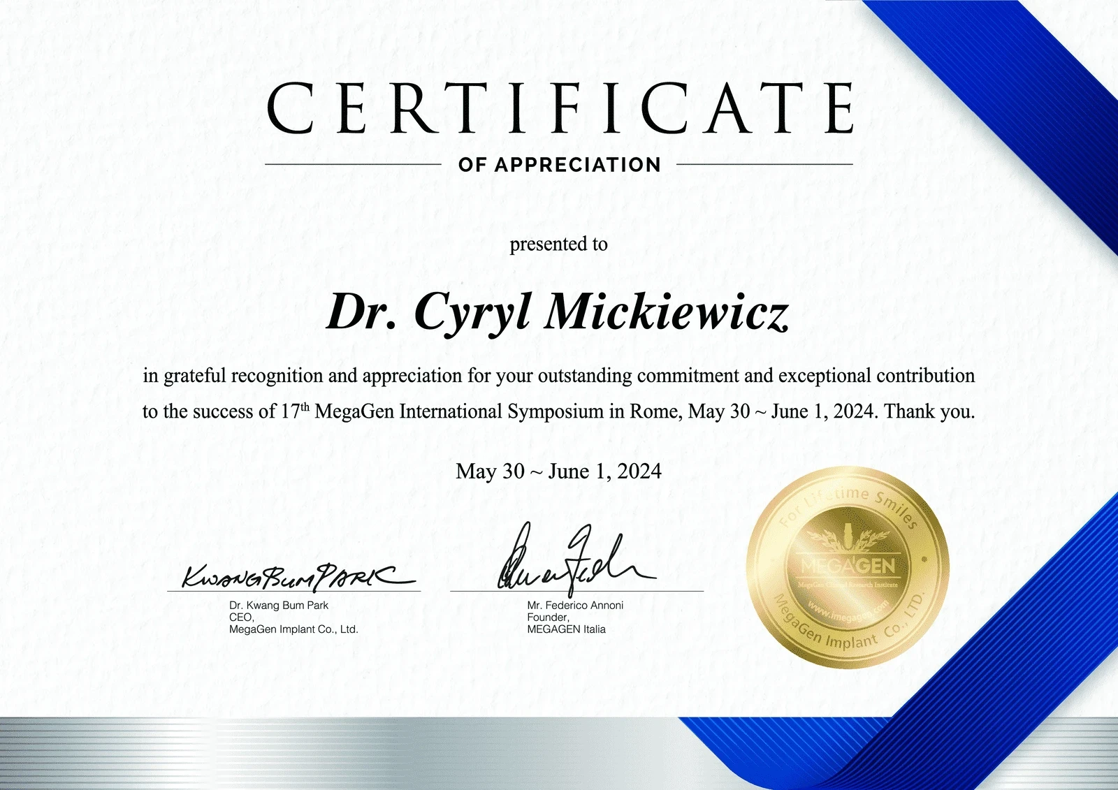 Certificate 1
