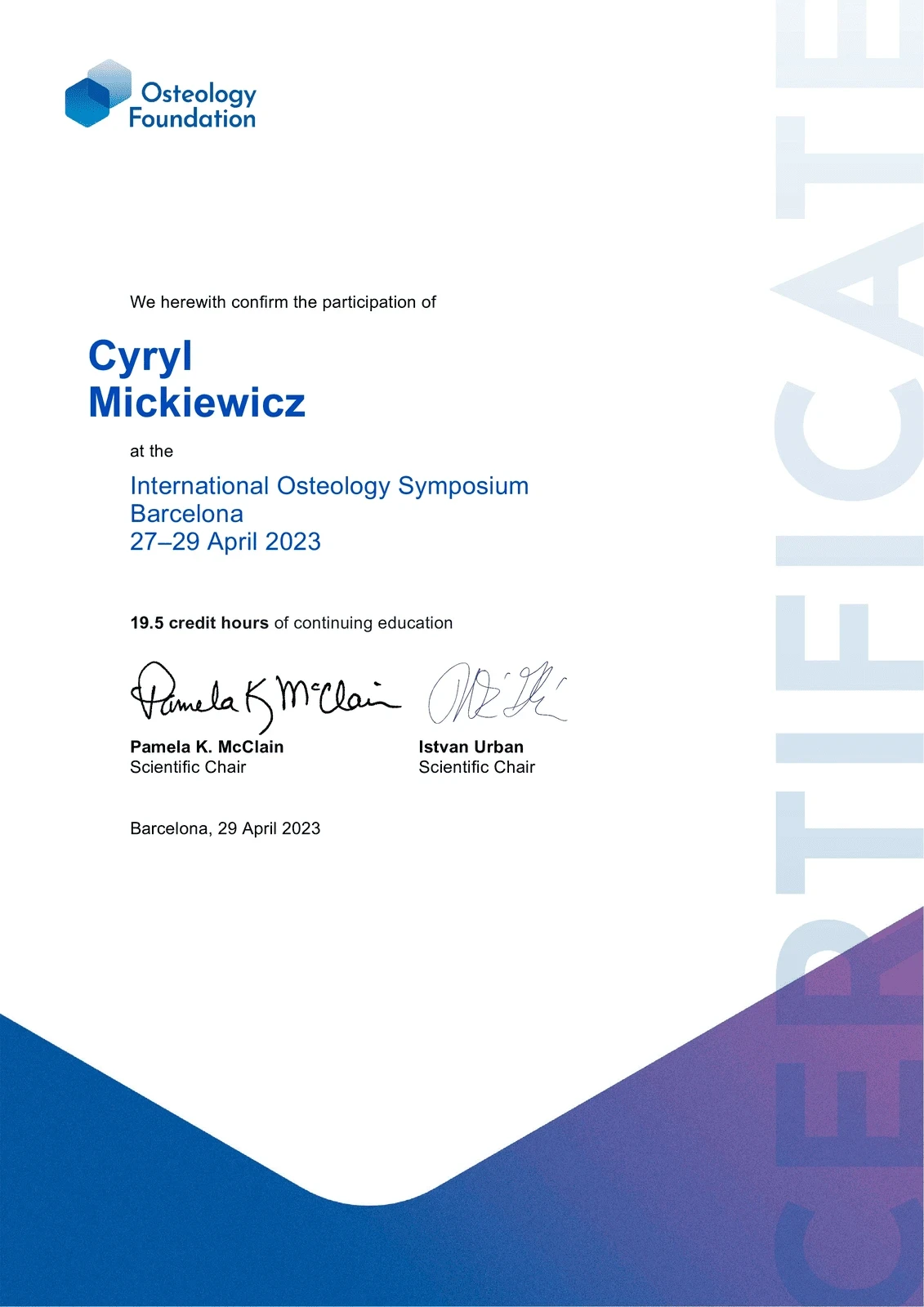 Certificate 5