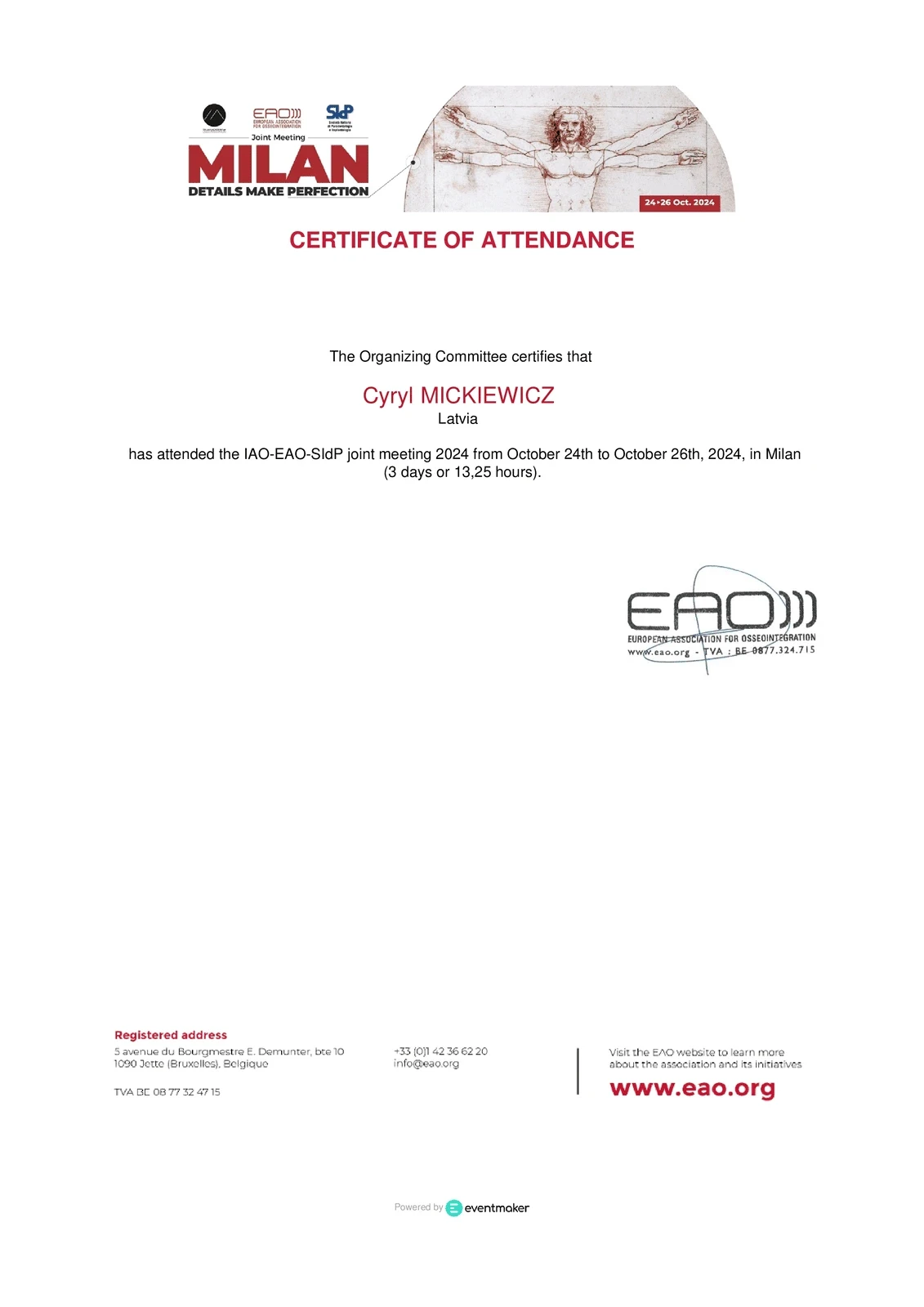 Certificate 3
