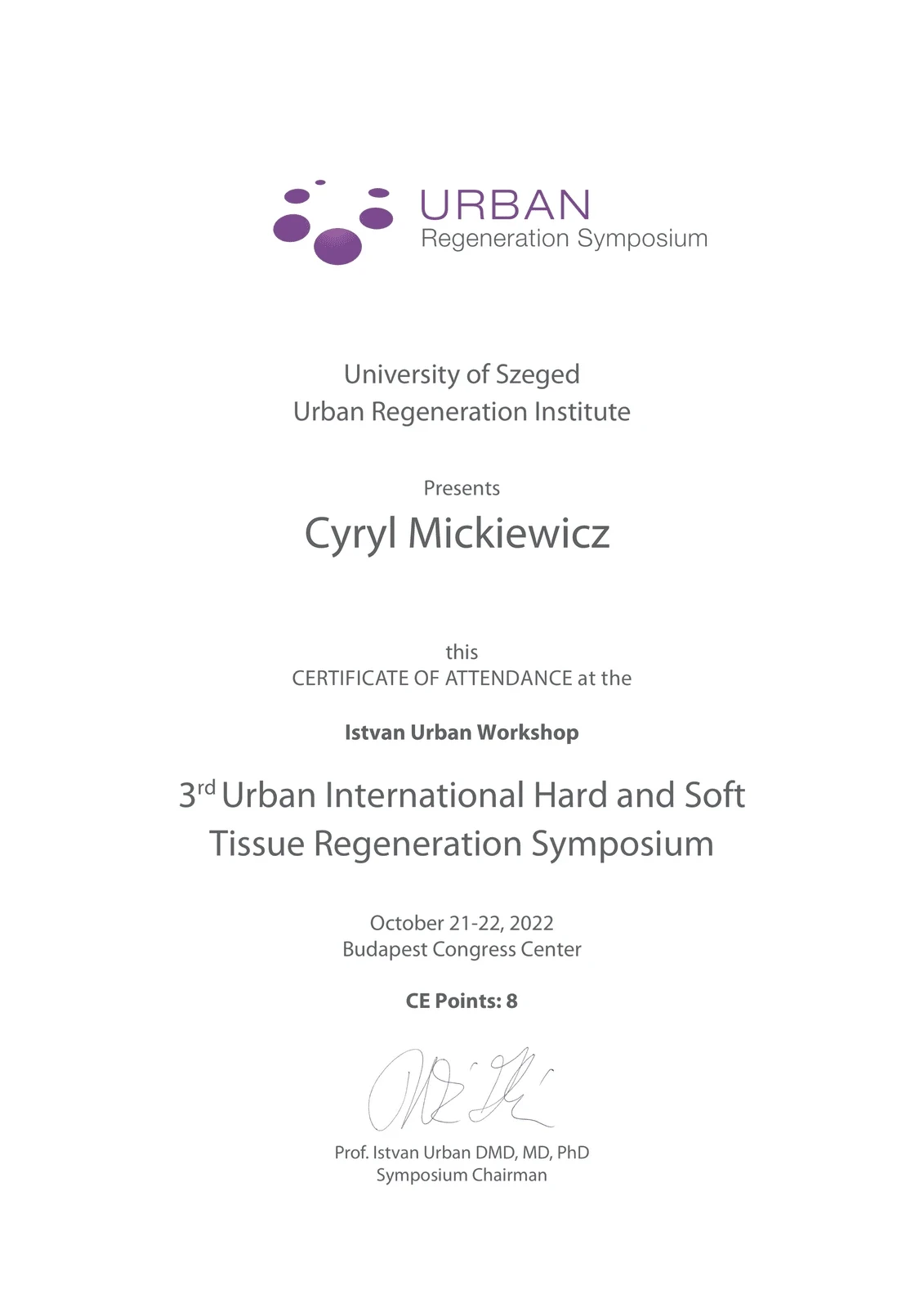 Certificate 8