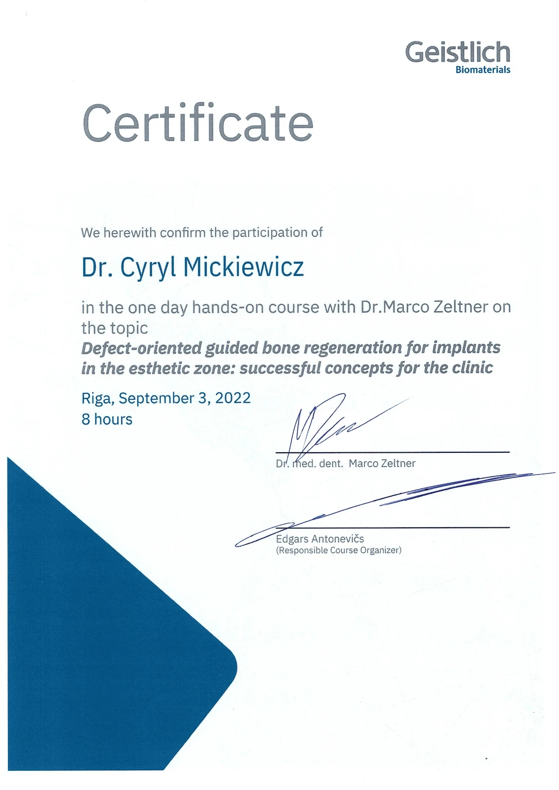 Certificate 2
